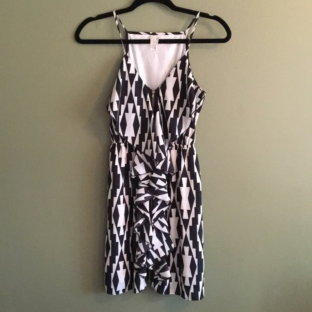 Black and White Boutique Dress